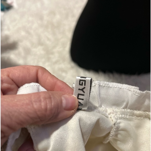 Rare Yi Meng Yuan sheer lace briquettes cream flowers S 0210 mesh 85 - Picture 5 of 5